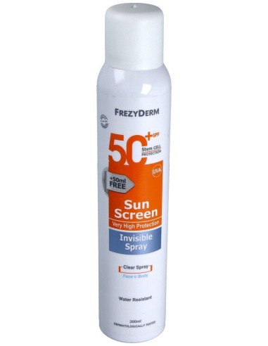 Sun Screen Spf30+ Spray Solar Invisible 200Ml.