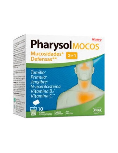 Pharysol Mocos 2 En 1 Mucosidades Y Defensas 10Ud