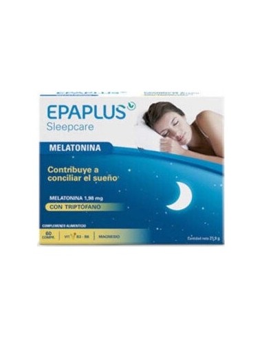 Epaplus Sleepcare Melatonina Con Triptófano 60 Comprimidos