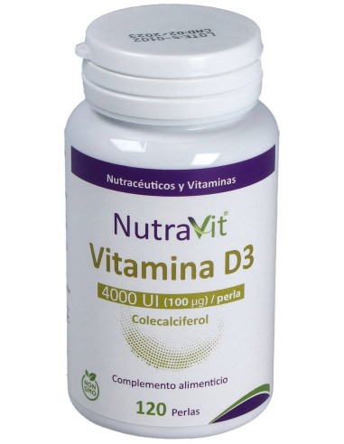 Nutravit Vitamina D3 120 Perlas