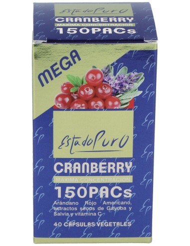 Tongil Estado Puro  Cranberry Mega 150  40 Cápsulas