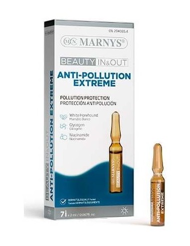 Marnys Beauty In & Out Antipollution Extreme 7 Ampollas