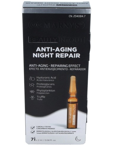 Marnys Beauty In & Out Night Repair 7 Ampollas
