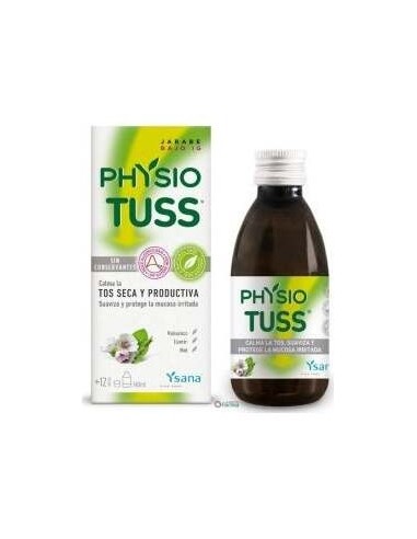 Ysana Physio Tuss Jarabe Bajo Indice Glucémico 140Ml