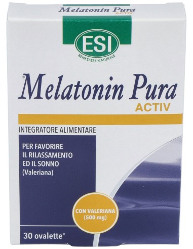 Esi Melatonin Pura Activ Con Valeriana 30 Tabletas