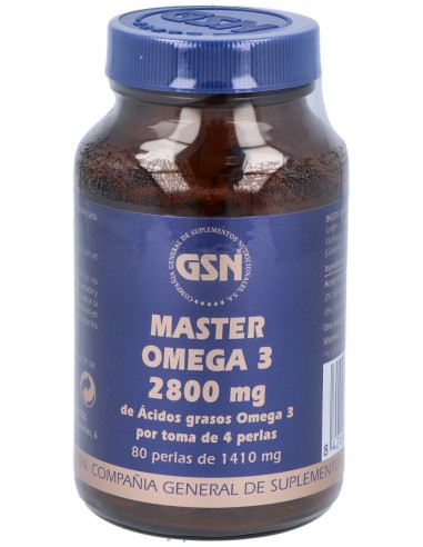 Gsn Master Omega 3 80 Perlas