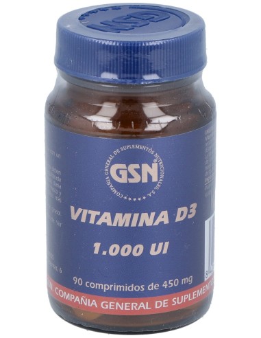 Gsn Vitamina D3 1000Ui 90Comp