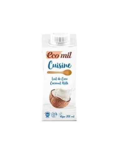 Ecomil Crema Ecológica De Coco Para Cocinar 200 Ml