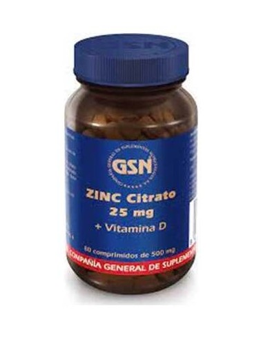 Gsn Zinc Citrato 25Mg 80Comp