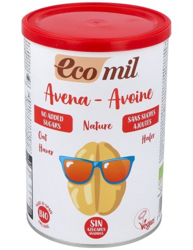 Ecomil Bebida Ecológica De Avena Natural Instantánea 400G