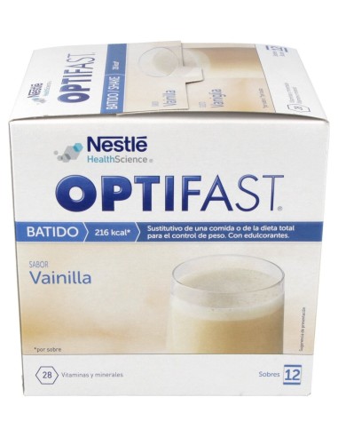 Optifast Milkshake Batido Vainilla 12 Ud