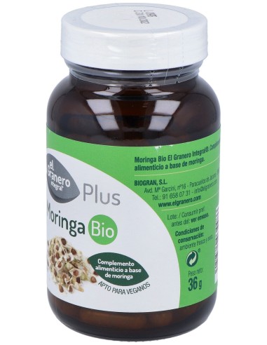 El Granero Moringa Bio 400Mg 90Caps