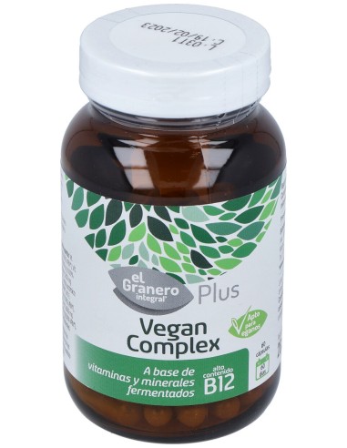 El Granero Vegan Complex Bio 60Caps 457 Mg Elgan