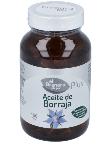 El Granero Aceite De Borraja 500Mg Primera Presión En Frío 150 Perlas