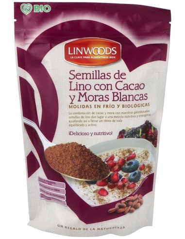 Semillas De Lino Con Cacao Y Moras 200Gr. Bio