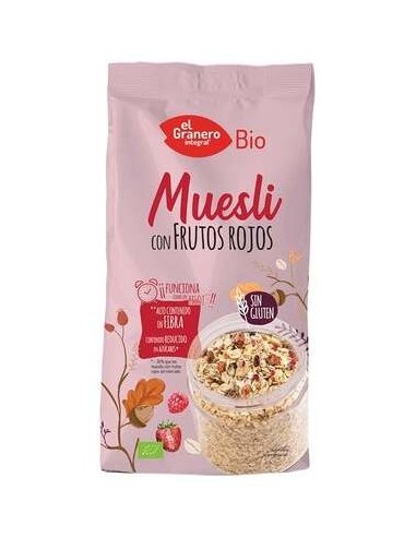 El Granero Integral Muesli Frutos Rojos Sin Gluten 375G