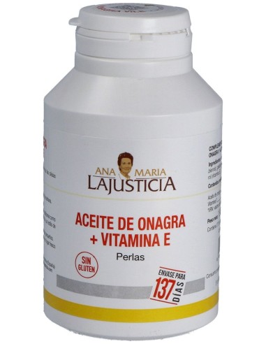 Ana Maria Lajusticia Aceite De Onagra + Vitamina E 275 Perlas