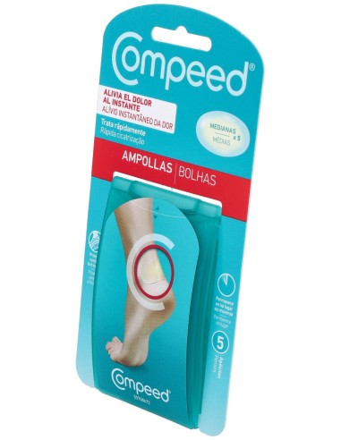 Compeed® Ampollas Medianas Hidrocoloide 5Uds