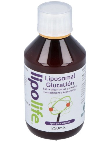 Lipolife Liposomal Glutation Saborizado Albaricoque Vainilla 250Ml