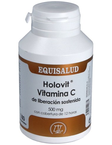 Equisalud Holovit Vitamina C Liberacion Sostenida 500Mg 180Caps