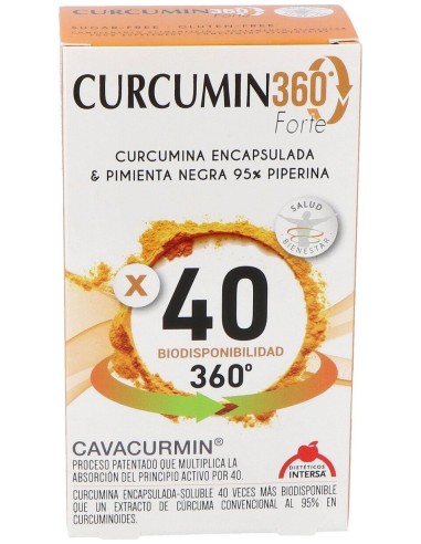 Intersa Curcumin 360º Forte 60 Capsulas
