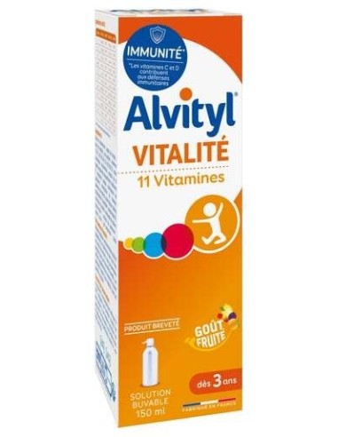 Alvityl Vitalit Solution Buvable Multivitamin Got Fruit Flacon De 150Ml