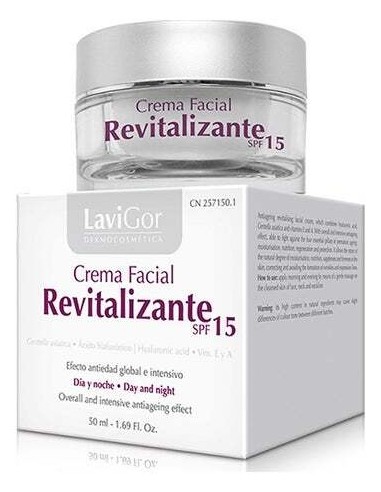 Crema Facial Revitalizante Spf 15 50Ml.