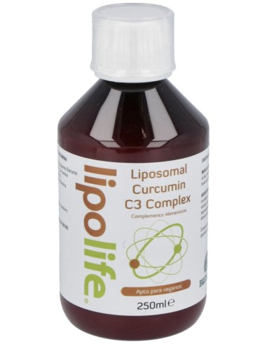 Liposomal Curcumin C3 Complex 250Ml. Lipolife