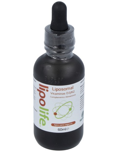 Liposomal Vitaminas D3/K2 60Ml. Lipolife
