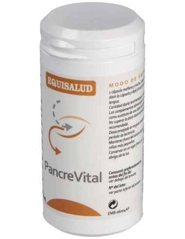 Equisalud Pancrevital 60 Cáp