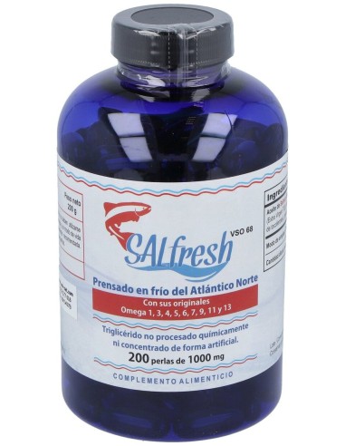 Salfresh Extra Virgen Omega 3 1000Mg 200 Perlas