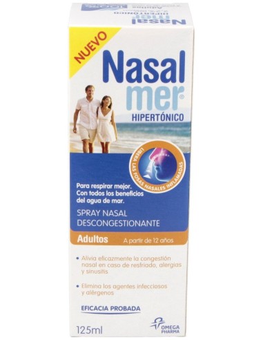 Nasalmer® Spray Nasal Hipertónico Adulto 125Ml