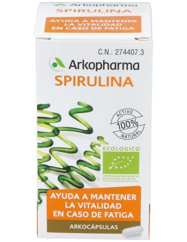 Spirulina 45Arkocapsulas. Bio