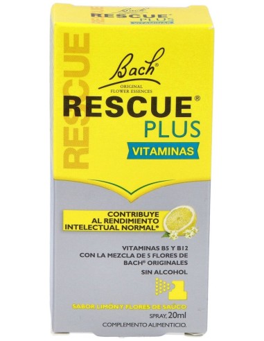 Rescue Plus Spray Vitaminas 20Ml. Flores Bach