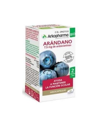 Arkogelules Bio Baya De Arándano 40Caps