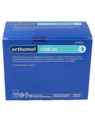 Orthomol Vital M Granulado 15 Sobres