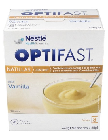 Optifast Natillas Vainilla 8Sbrs.