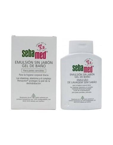 Emulsion Sin Jabon Gel De Baño 500Ml.