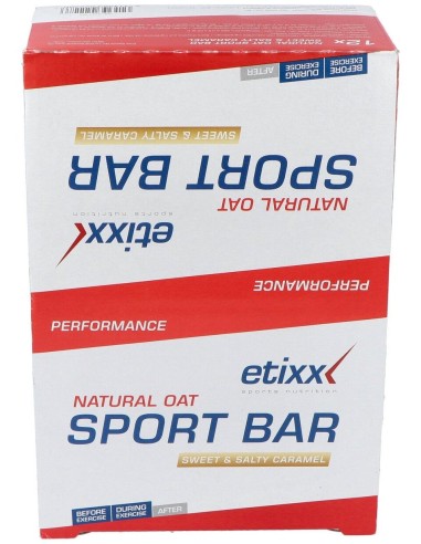 Etixx Sweet & Salty Oat Bar 12Barritas