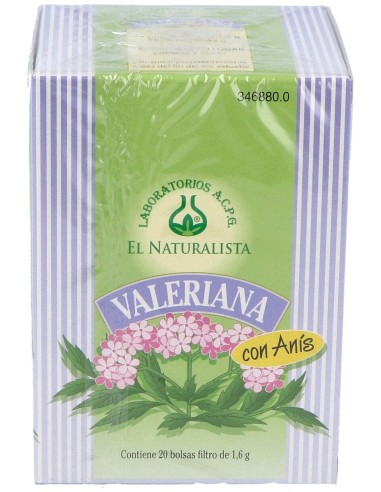 El Naturalista Valeriana Con Anis 20 Infusiones