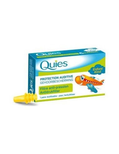 Quies Tapones Oído Silicona Anti-Presión Infantil  2Uds