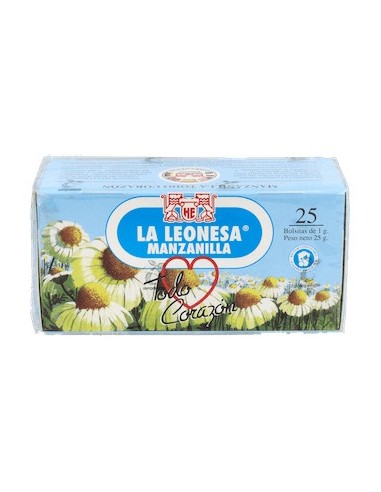 Laleonesa® Manzanilla Infusión 25 Filtros