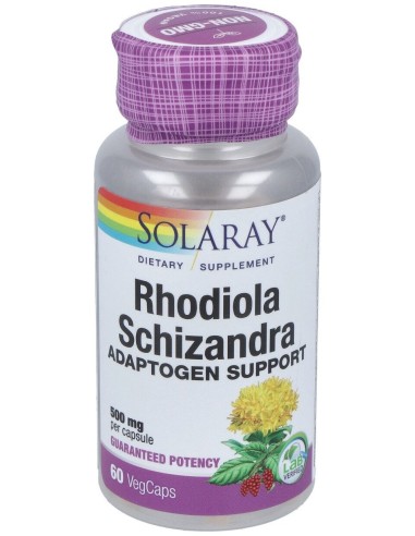 Solaray Rhodiola Schizandra 500Mg 60Caps