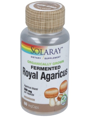 Royal Agaricus Champiñon Del Sol 500Mg. 60Cap.Veg