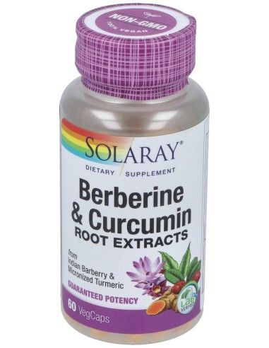 Berberine - Curcuma 600Mg. 60Cap.