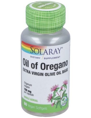 Solaray Aceite De Oregano 60 Perlas