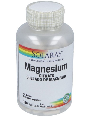 Solaray Big Magnesium Citrate 180Caps