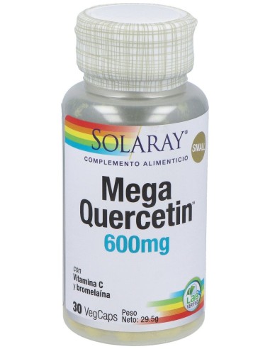 Solaray Mega Quercetin 600Mg 30Vegcaps