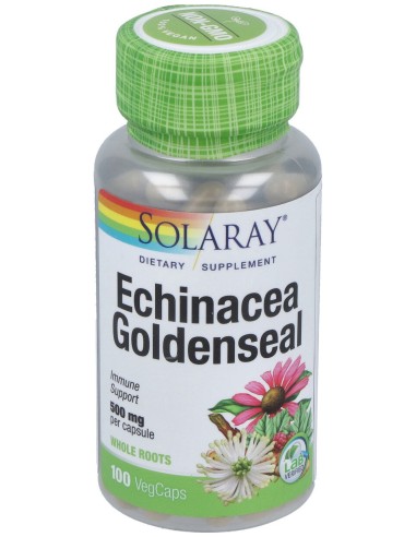 Solaray Echinacea Golden Seal 500Mg 100Caps