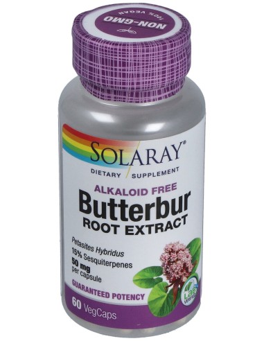 Solaray Butterbur Root Extract 50Mg 60Caps